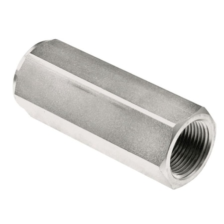 1/4 NPTF THREADED CHECK VALVE CARBON STEEL PLATED, 65 PSI CRACKING PRESSURE